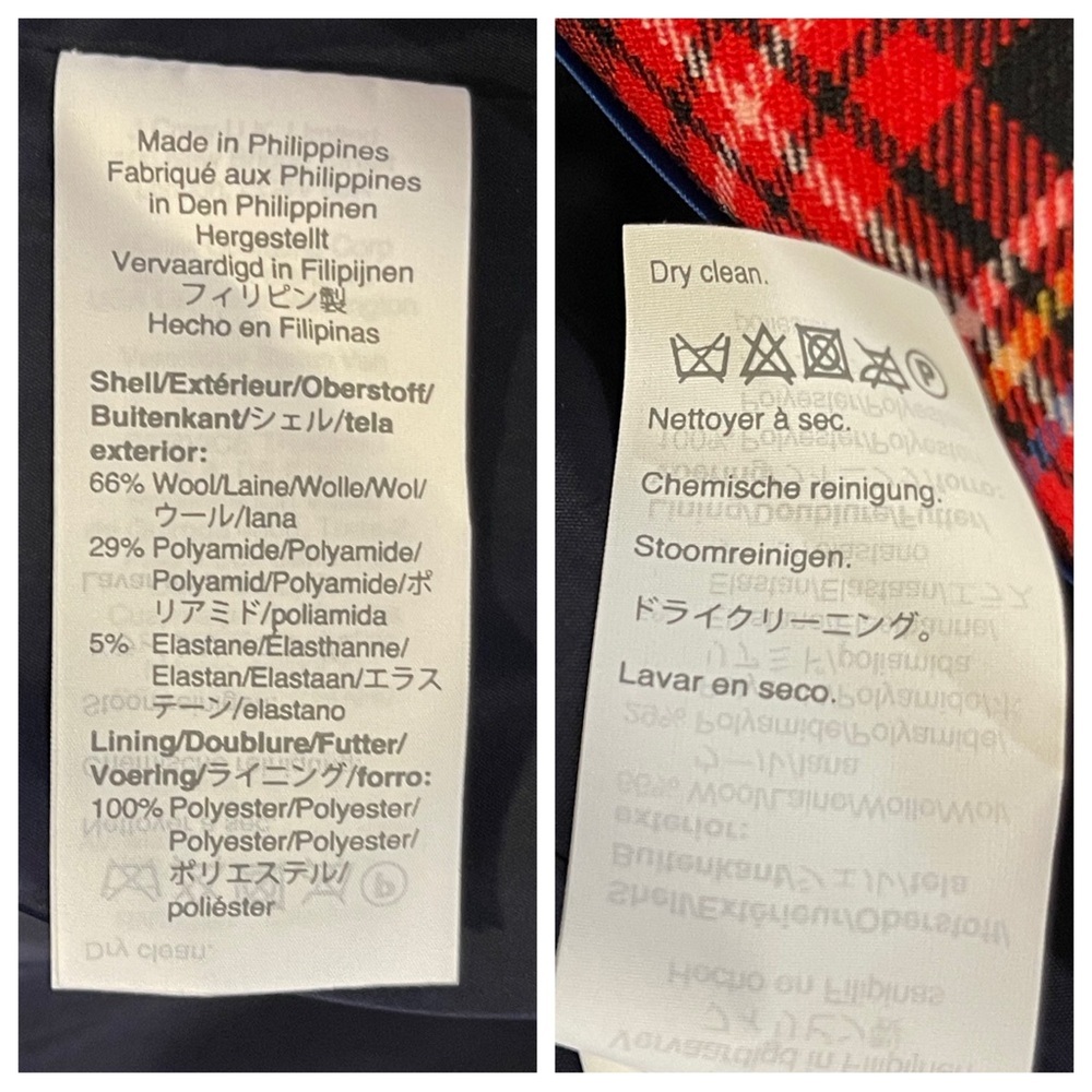 J Crew Parke Plaid Blazer Jacket in Steward Tartan Red Wool - Picture 9 of 10